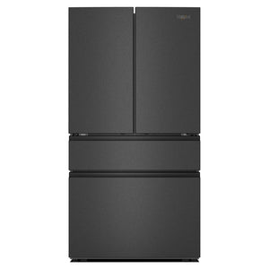 Whirlpool Réfrigérateur 30 pi³ de 36 po avec porte à 2 battants acier inoxydable noir résistant aux traces de doigts - WRMF3336SV