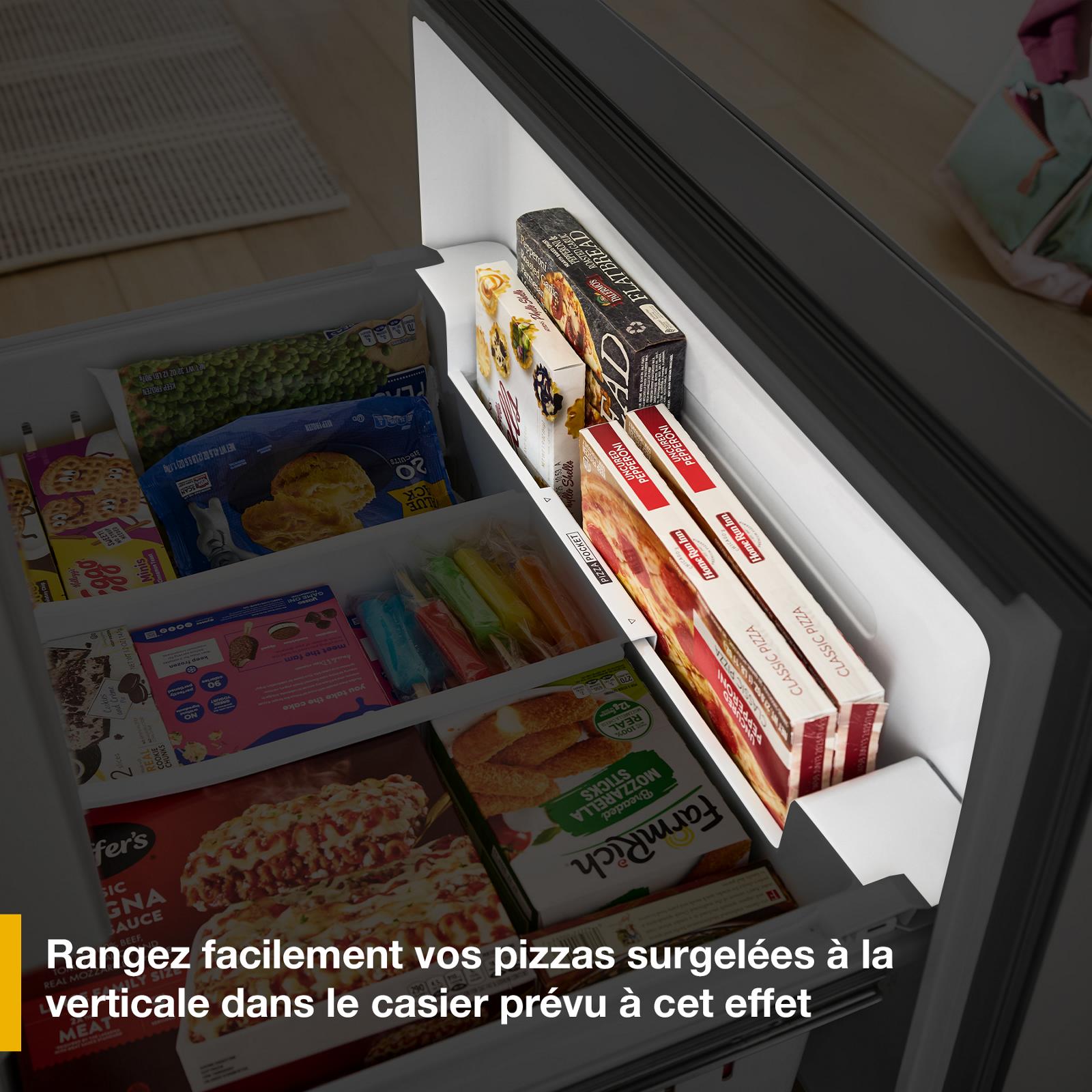 Whirlpool Réfrigérateur 29 pi³ de 36 po avec porte à 2 battants acier inoxydable résistant aux traces de doigts - WRMF3536SZ--