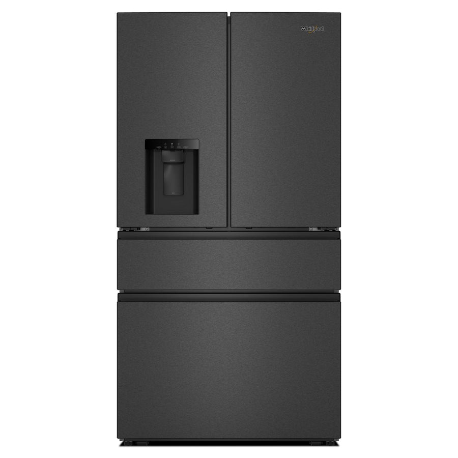 Whirlpool 36" 29 Cu. Ft. Print Resist Black Stainless Steel French Door Refrigerator - WRMF3536SV