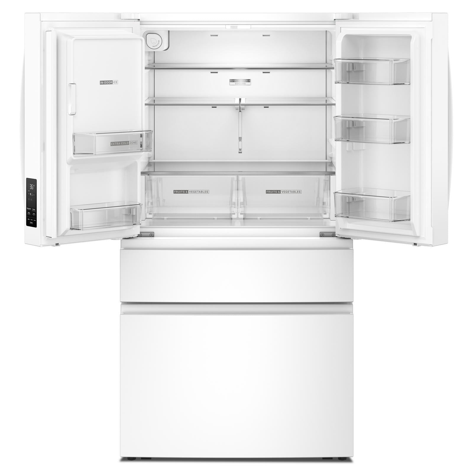 Whirlpool 36" 29 Cu. Ft. White French Door Refrigerator - WRMF3636SW
