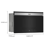 Whirlpool Fingerprint Resistant Stainless Steel Smart Built-In Convection Microwave (1.1 Cu. Ft.) - YWMBT7030SZ