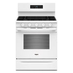 Whirlpool White Freestanding Gas Single Oven Convection Range (5.0 Cu. Ft.) - WFGS5730SW