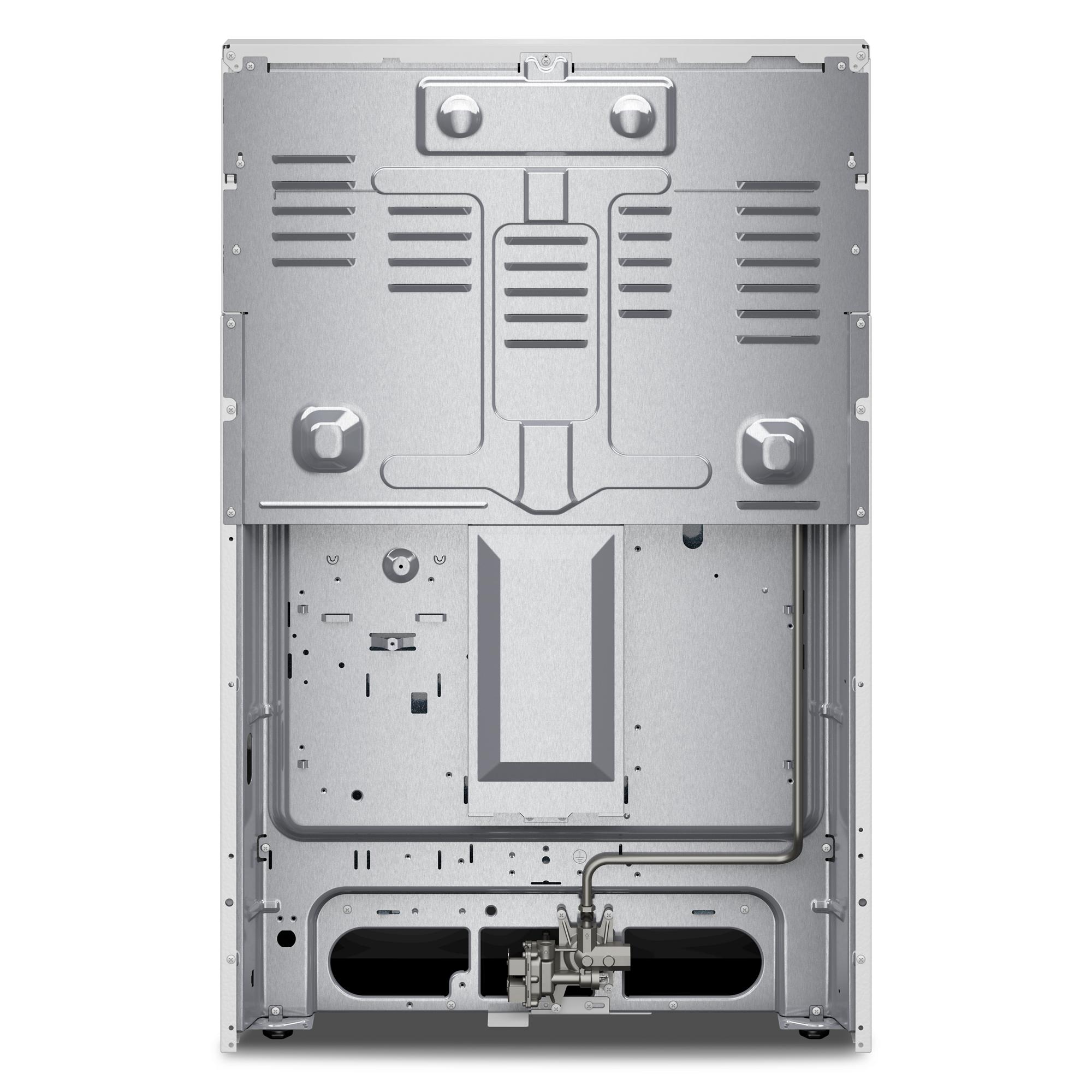 Whirlpool White Freestanding Gas Single Oven Convection Range (5.0 Cu. Ft.) - WFGS5730SW