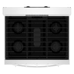 Whirlpool White Freestanding Gas Single Oven Convection Range (5.0 Cu. Ft.) - WFGS5730SW