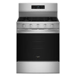 Whirlpool Fingerprint Resistant Stainless Steel Freestanding Gas Single Oven Convection Range (5.0 Cu. Ft.) - WFGS5730SZ