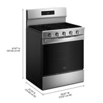 Whirlpool Fingerprint Resistant Stainless Steel Freestanding Gas Single Oven Convection Range (5.0 Cu. Ft.) - WFGS5730SZ