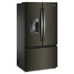 Whirlpool 36" 23.4 Cu. Ft. Black Stainless Steel Counter-Depth 3-Door French Door Refrigerator – WRFC7036RV