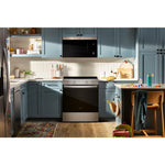 Whirlpool Stainless Steel Slide-In Smart Electric Range (5.3 Cu. Ft.)- YWSES3330TS