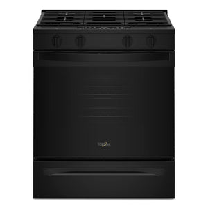 Whirlpool Cuisinière encastrable à gaz 5,0 pi³ de 30po noir – WSGS3330TB