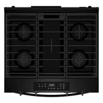 Whirlpool Black Slide-In Smart Gas Range (5.0 Cu. Ft.) - WSGS3330TB
