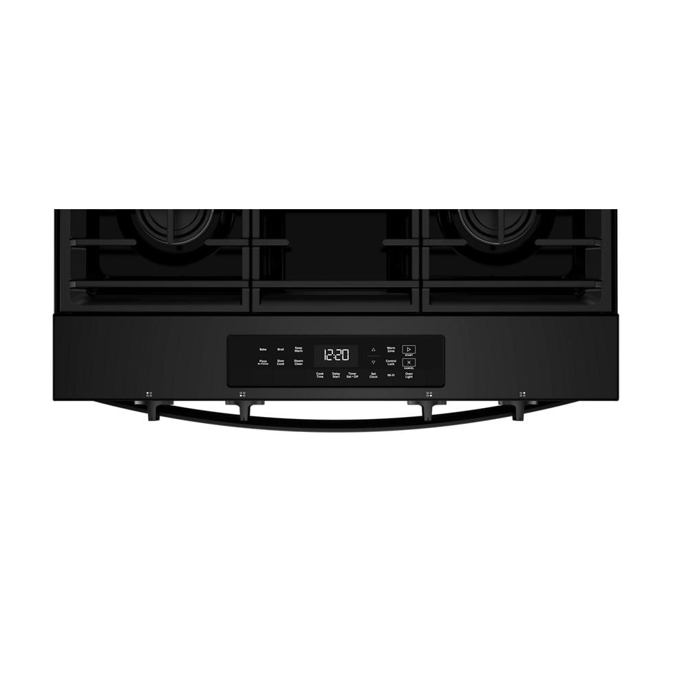 Whirlpool Black Slide-In Smart Gas Range (5.0 Cu. Ft.) - WSGS3330TB