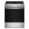 Whirlpool Cuisinière encastrable à gaz 5,0 pi³ de 30po en acier inoxydable – WSGS3330TS