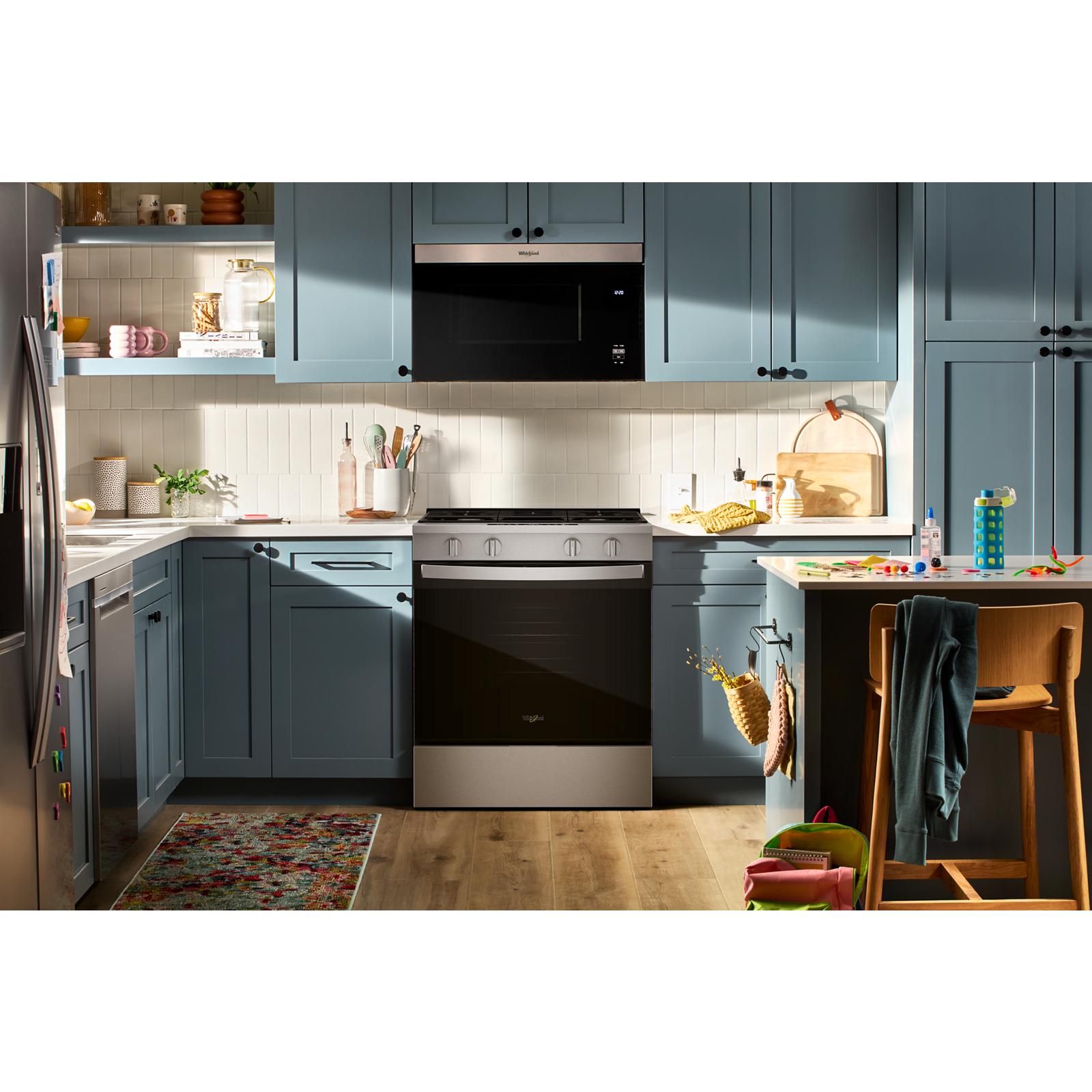 Whirlpool Stainless Steel Slide-In Smart Gas Range (5.0 Cu. Ft.) - WSGS3330TS