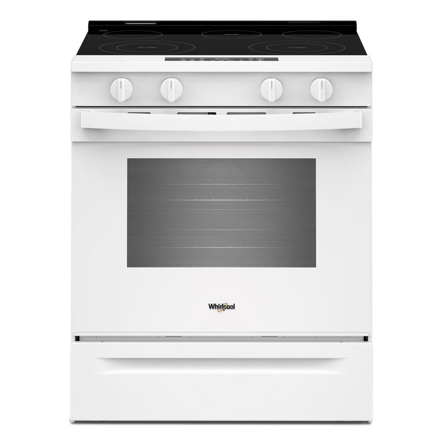 Whirlpool White Slide-In Smart Electric Convection Range (5.3 Cu. Ft.) - YWSES4530TW