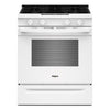 Whirlpool Cuisinière encastrable à gaz 5,0 pi³ de 30po avec convection blanc – WSGS4530TW