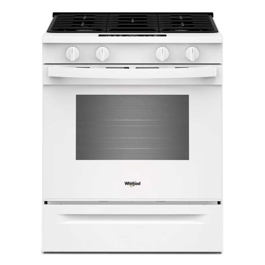Whirlpool White Slide-In Smart Gas Convection Range (5.0 Cu. Ft.) - WSGS4530TW