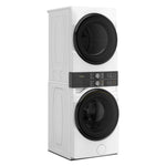 Whirlpool White Front Load Laundry Tower with FreshFlowTM Vent System and UV Clean Technology (5.2 cu. ft. Washer & 7.4 cu. ft. Gas Dryer) - WGF5727TW