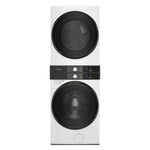 Whirlpool White Front Load Laundry Tower with FreshFlowTM Vent System and UV Clean Technology (5.2 cu. ft. Washer & 7.4 cu. ft. Gas Dryer) - WGF5727TW