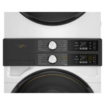Whirlpool White Front Load Laundry Tower with FreshFlowTM Vent System and UV Clean Technology (5.2 cu. ft. Washer & 7.4 cu. ft. Gas Dryer) - WGF5727TW