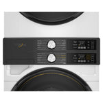Whirlpool White Front Load Laundry Tower with FreshFlowTM Vent System and UV Clean Technology (5.2 cu. ft. Washer & 7.4 cu. ft. Electric Dryer) - YWEF5727TW