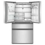 Whirlpool 36" 22.0 Cu. Ft. Fingerprint-Resistant Stainless Steel Counter-Depth 4-Door French Door Refrigerator – WRMC7036RZ