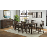 Whiskey Rivers 7-Piece Extendable Dining Set - Greyish Brown