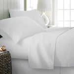 Rize Queen Sheet Set - White