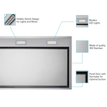 VICTORY Stainless Steel 36-Inch 700 CFM Insert Range Hood - X2-36