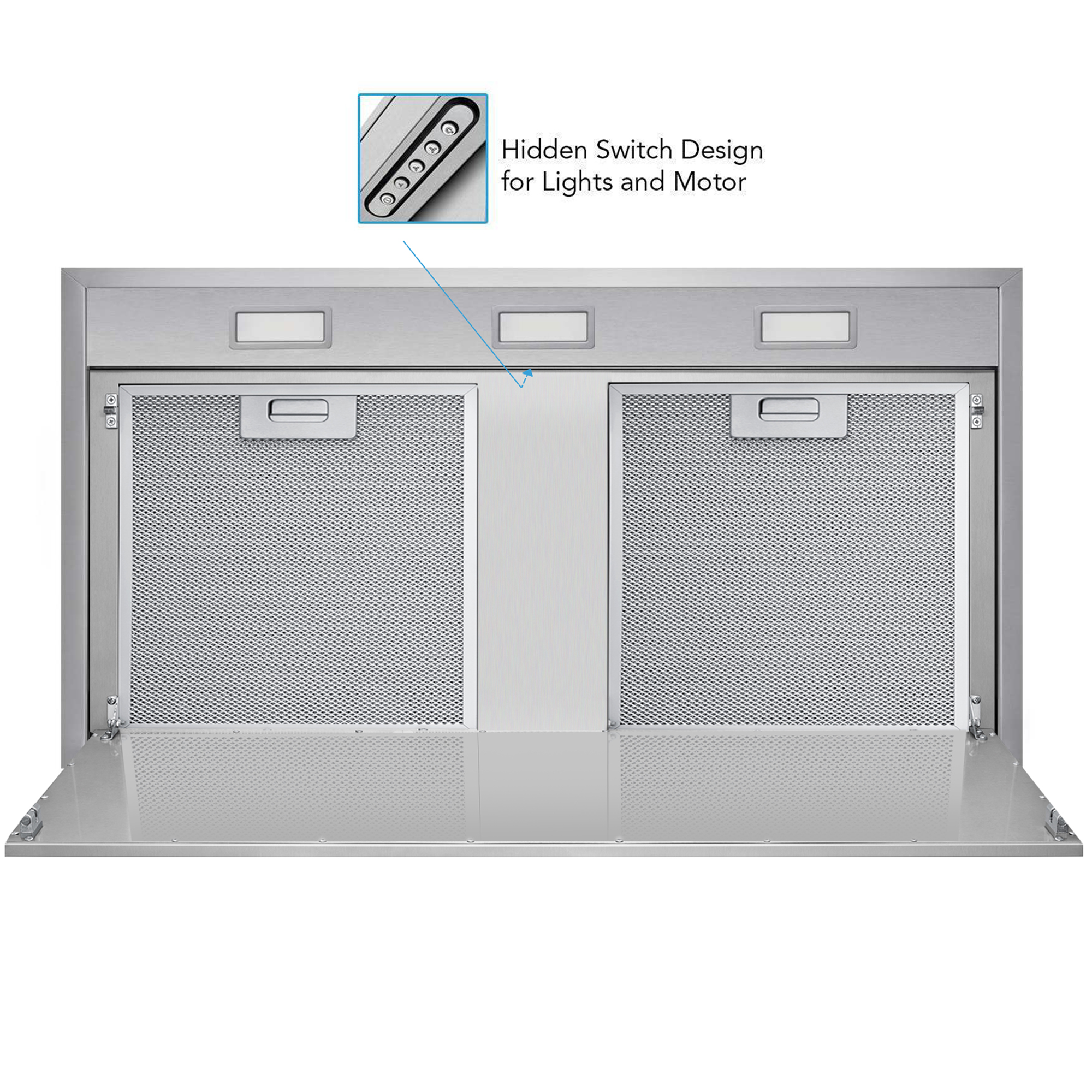 VICTORY Stainless Steel 36-Inch 700 CFM Insert Range Hood - X2-36