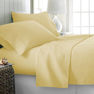 Rize Queen Sheet Set - Yellow