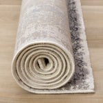 Chateau Charm 7'10" x 10'6" Elegant Classic Area Rug - Grey, Beige