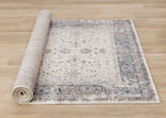 Chateau Charm 7'10" x 10'6" Elegant Classic Area Rug - Grey, Beige