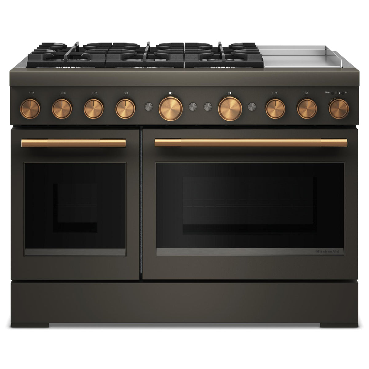 KitchenAid Black Ore Slide-In Range (6 cu. ft.) - KFDD948SBE