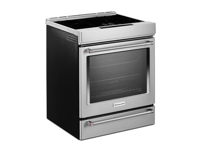 KitchenAid Cuisinière à induction 6,4 pi³ encastrable avec friture à air acier inoxydable KSIS730PSS