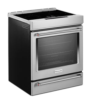KitchenAid Cuisinière à induction 6,4 pi³ encastrable avec friture à air acier inoxydable KSIS730PSS