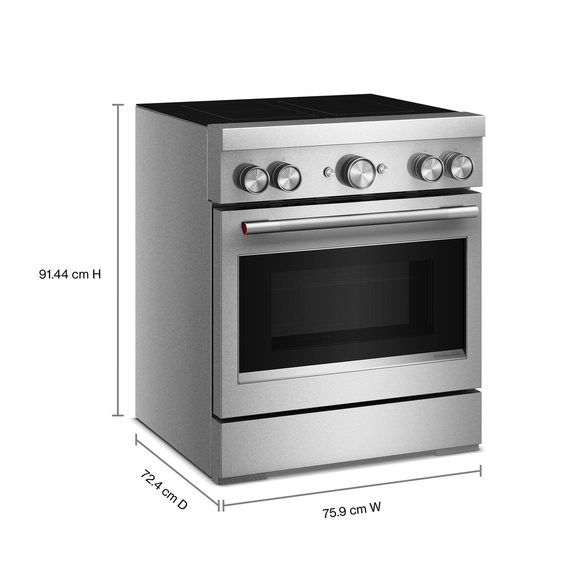 KitchenAid Stainless Steel Slide-In Electric Range (4.1 cu. ft.) - KFIS930SSS