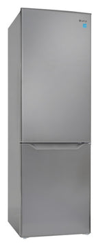 Danby 23.75" 10 Cu. Ft. Stainless Steel Compact Bottom-Freezer Refrigerator - DBMF100B1SLDB