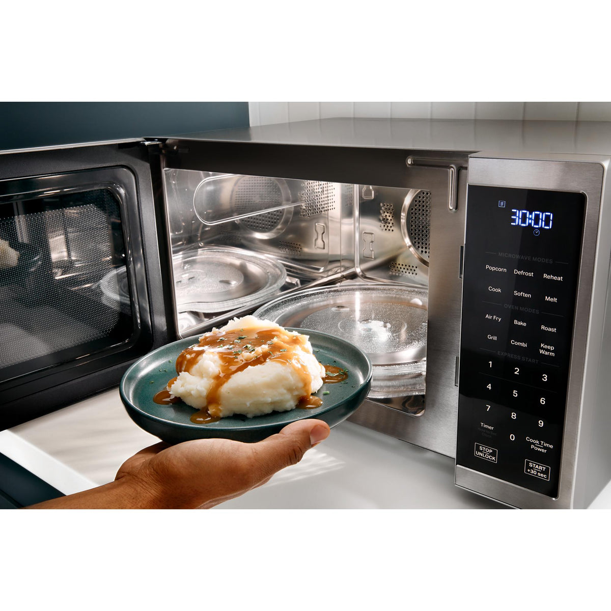 Whirlpool Black Countertop Microwave (1 cu. ft.) - WMCS5522RB