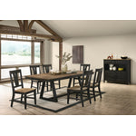 Addie Splat-Back Dining Chair - Brown