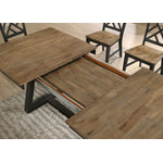 Addie Extendable Dining Table - Brown