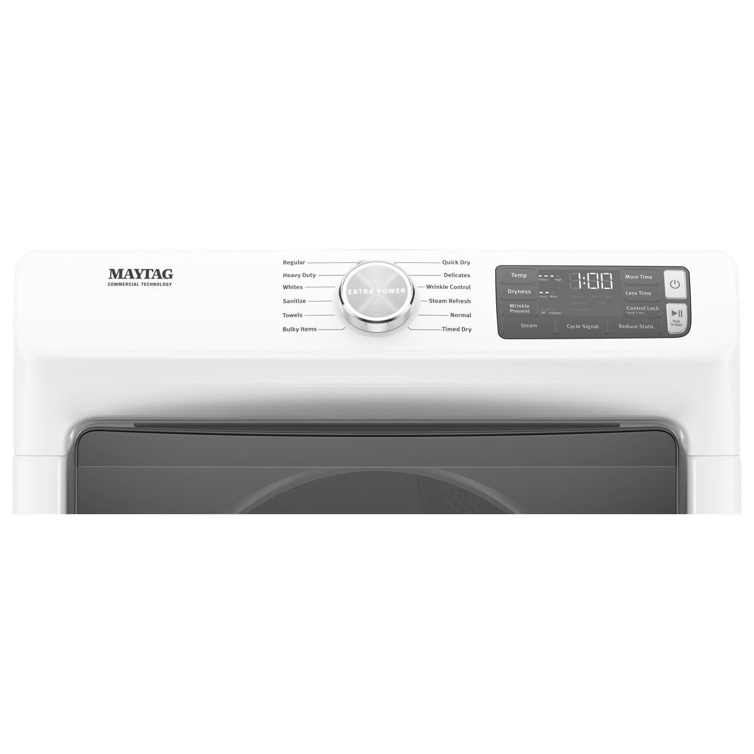 Maytag White Front-Load Washer (5.5 cu. ft.) & Gas Dryer (7.3 cu. ft.) - MHW6630HW/MGD6630HW