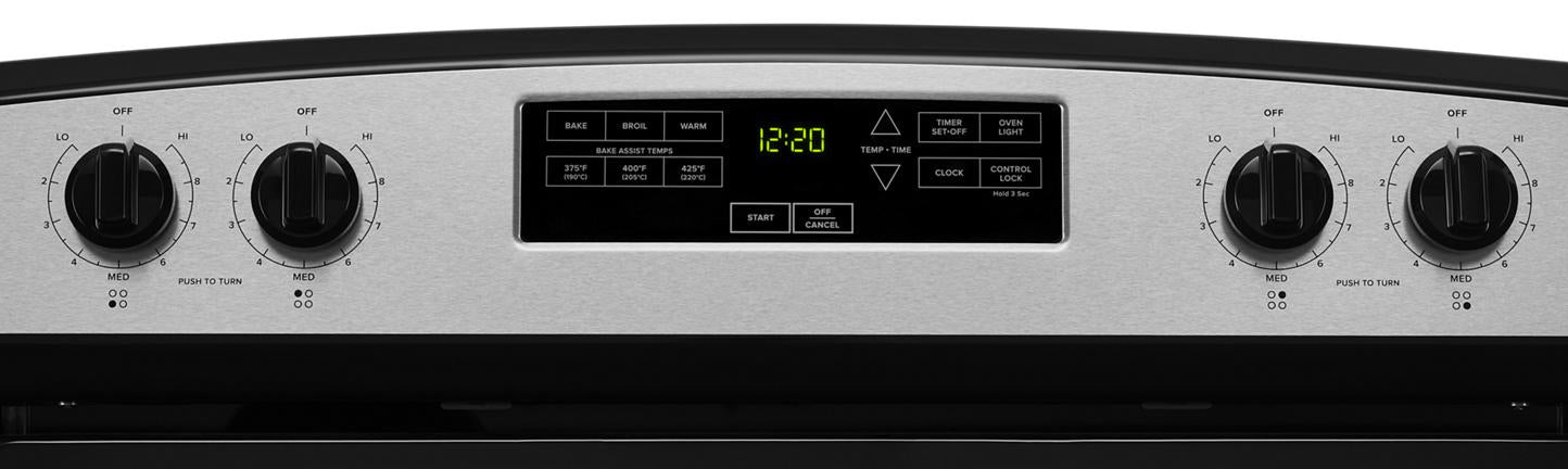 Amana 30" Stainless Steel Electric Range (4.80 Cu Ft) - YACR4303MMS