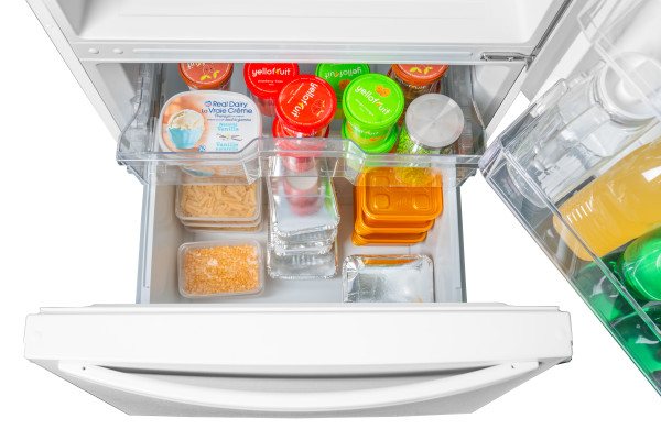 Danby 29.5" 18.7 Cu. Ft. White Bottom-Freezer Refrigerator - DBM187E1WDB