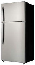 Danby 29.5" 18.1 Cu. Ft. Stainless Steel Top-Freezer Refrigerator - DFF180E2SSDB