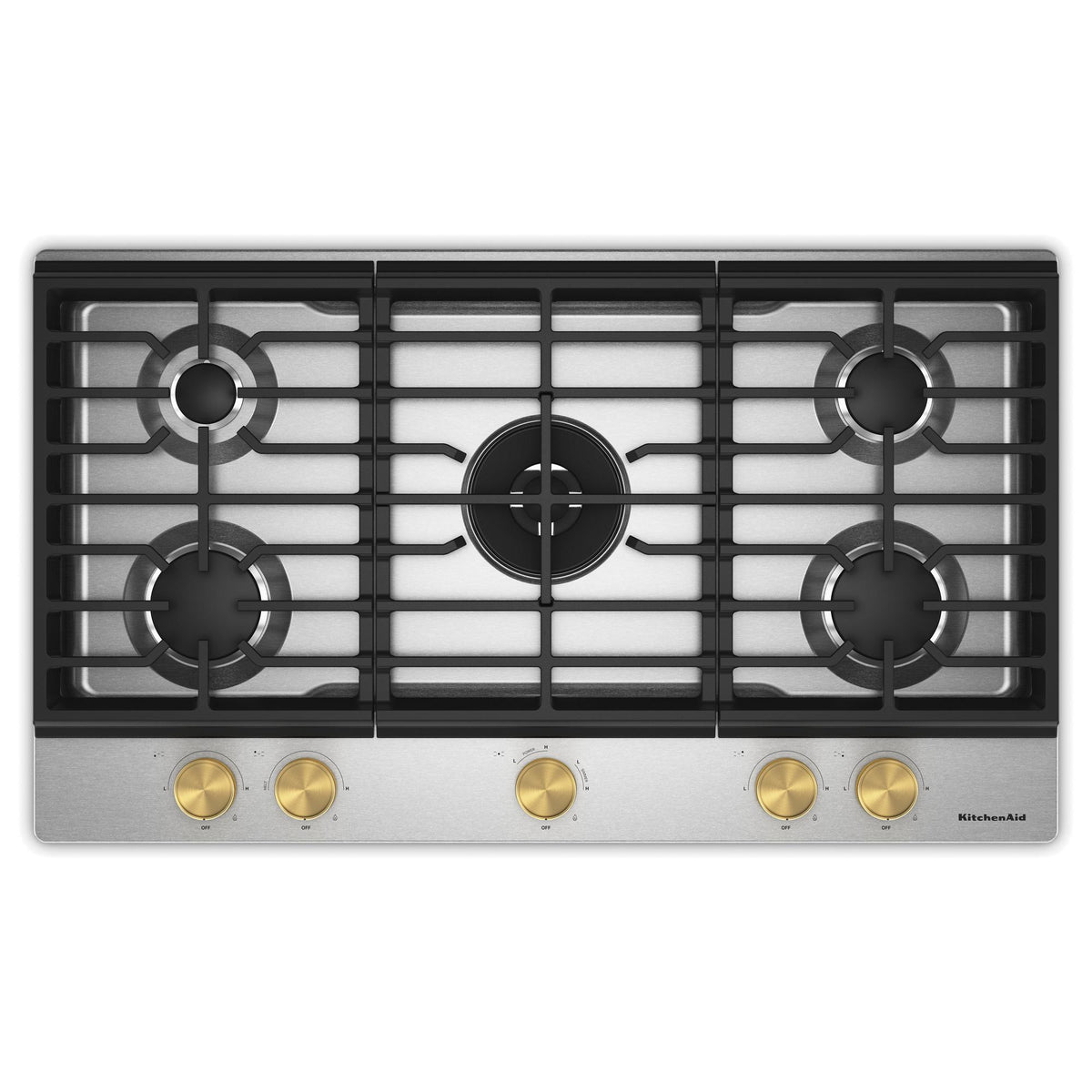 KitchenAid Stainless Steel Gas Cooktop - KCGK536SSS
