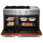 KitchenAid Scorched Orange Slide-In Range (6 cu. ft.) - KFDD948SSC