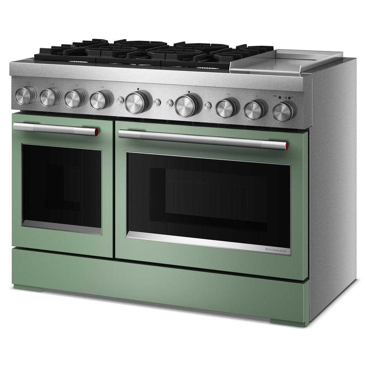 KitchenAid Cardamom Slide-In Range (6 cu. ft.) - KFDD948SDC