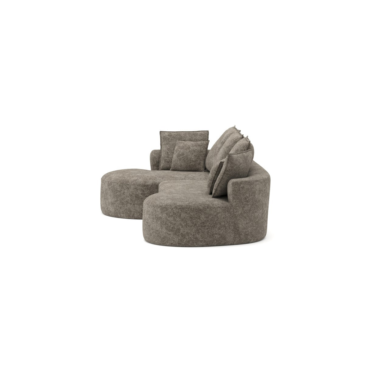 Ibiza All Foam Sectional - Brown