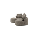 Ibiza All Foam Sectional - Brown