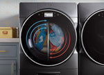 Whirlpool Chrome Shadow Front-Load Washer (5.8 cu. ft.) & Electric Dryer (7.4 cu. ft.) - WFW9620HC/YWED9620HC